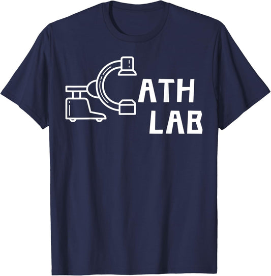 C-Arm Cath Lab – Minimalist Radiology Cardiothoracic ICU, I T-Shirt - T-Shirt | Navy