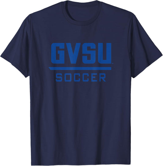 Grand Valley State University GVSU Soccer Lakers NCAA GVSU13 T-Shirt - T-Shirt | Navy