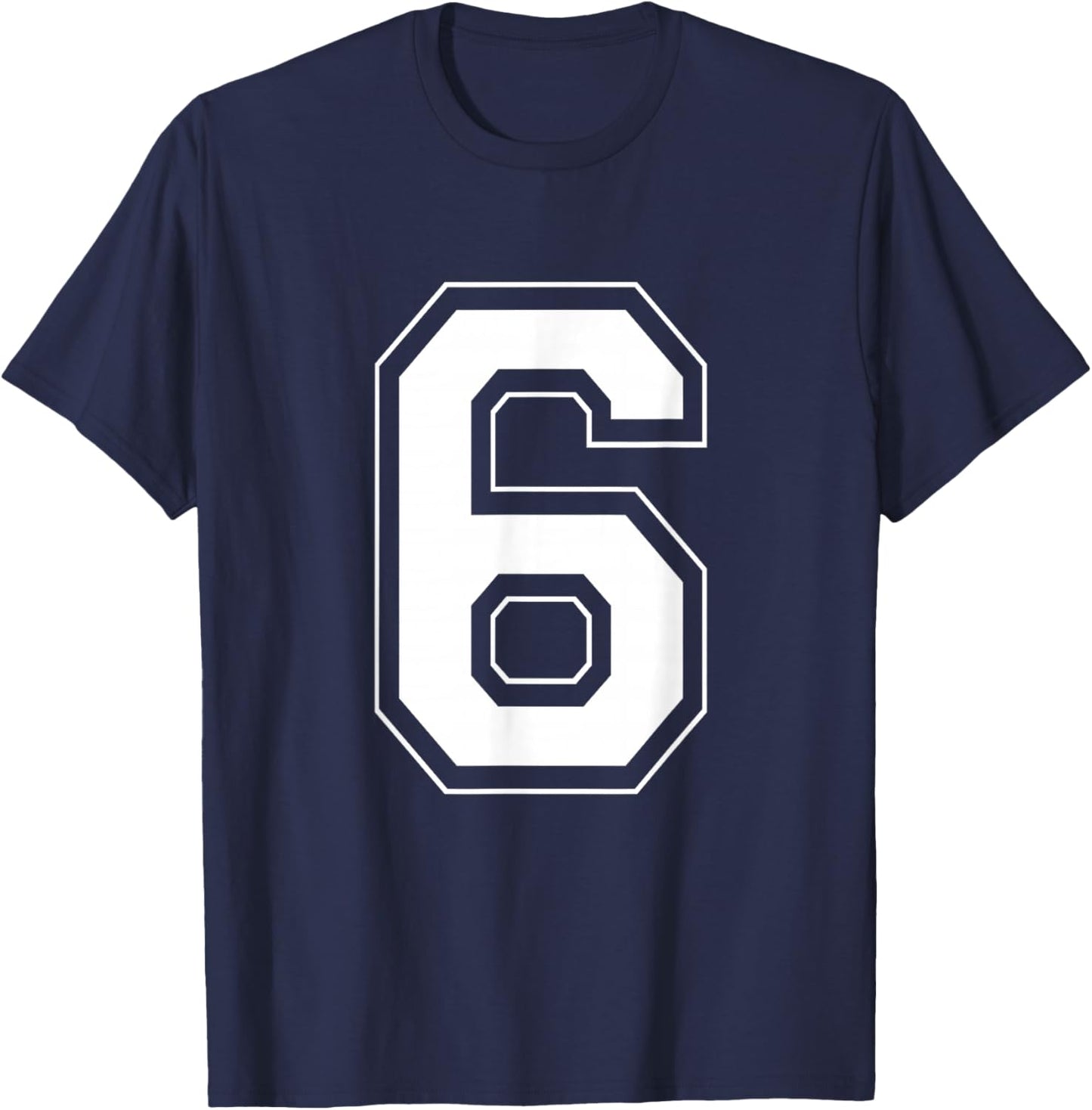 Number 6 7 Funny Meme Saying 6 7 Six Seven 6th 7th 2 Side T-Shirt - T-Shirt | Navy