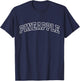Pineapple Funny Athletic Lettering Costume T-Shirt - T-Shirt | Navy
