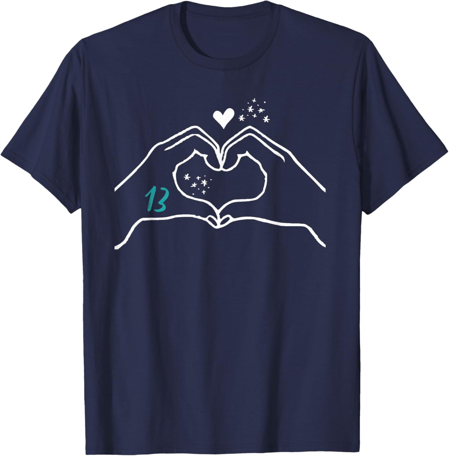 Funny Heart Hands Taylor First Name Girl Vintage 70's 80's T-Shirt - T-Shirt | Navy