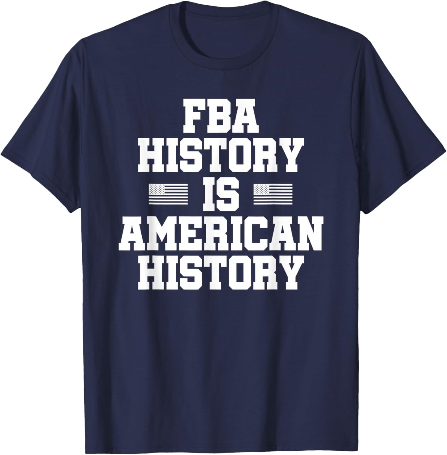 Foundational Black American FBA Pride Heritage Tops T-Shirt - T-Shirt | Navy