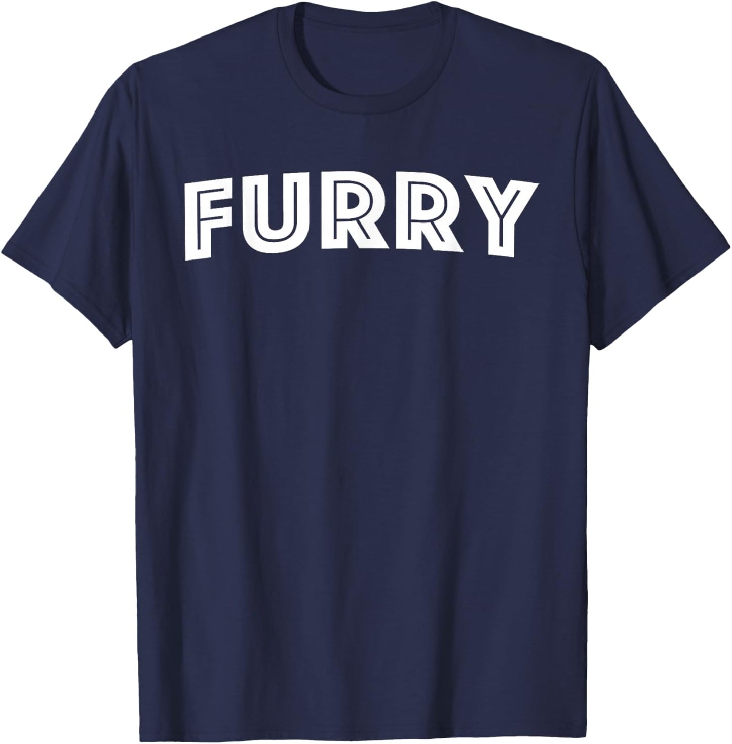 Furry T-Shirt - T-Shirt | Navy