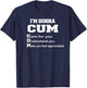 I'm Gonna Cum Funny Couple Xmas Crazy Quote T-Shirt - T-Shirt | Navy