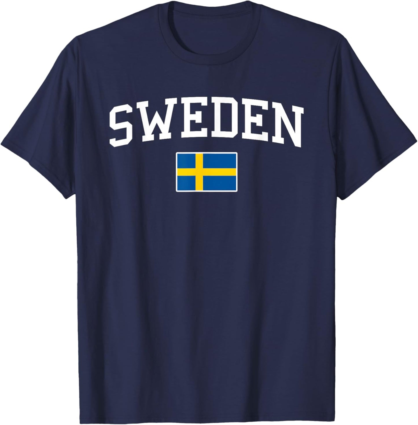 Swedish Flag Men Women Kids Sweden T-Shirt - T-Shirt | Navy