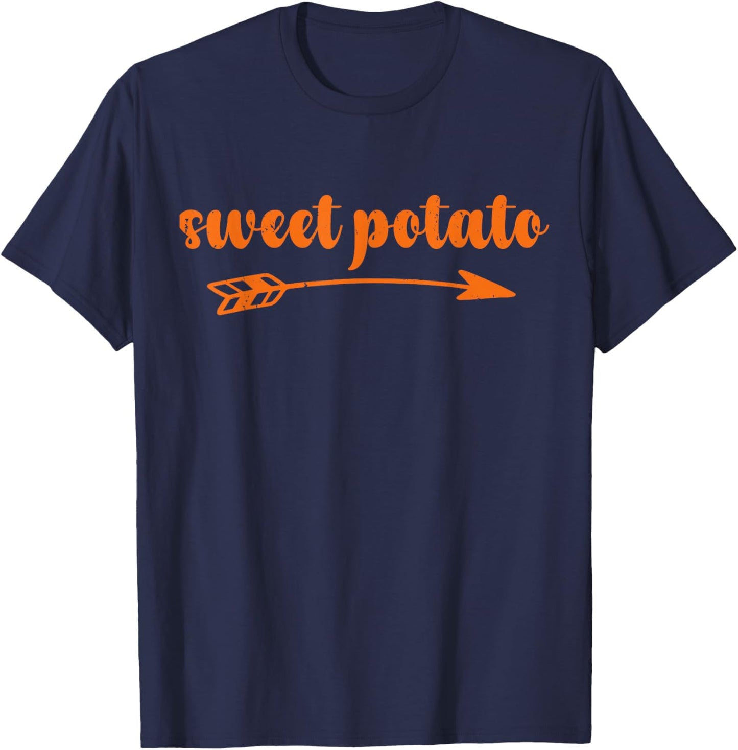 Sweet Potatoes Kind of Rude Potato Thanksgiving Couple T-Shirt - T-Shirt | Navy