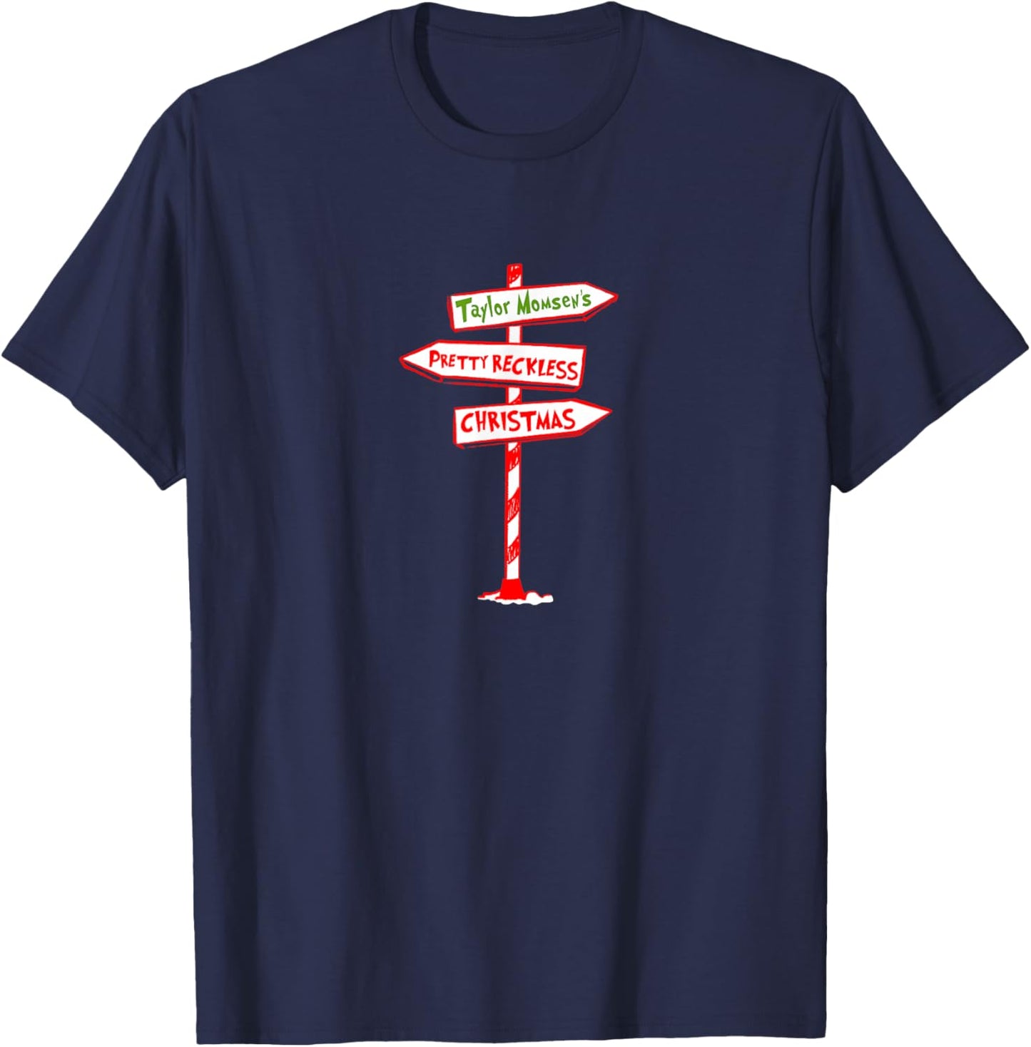 Holiday Sign T-Shirt - T-Shirt | Navy