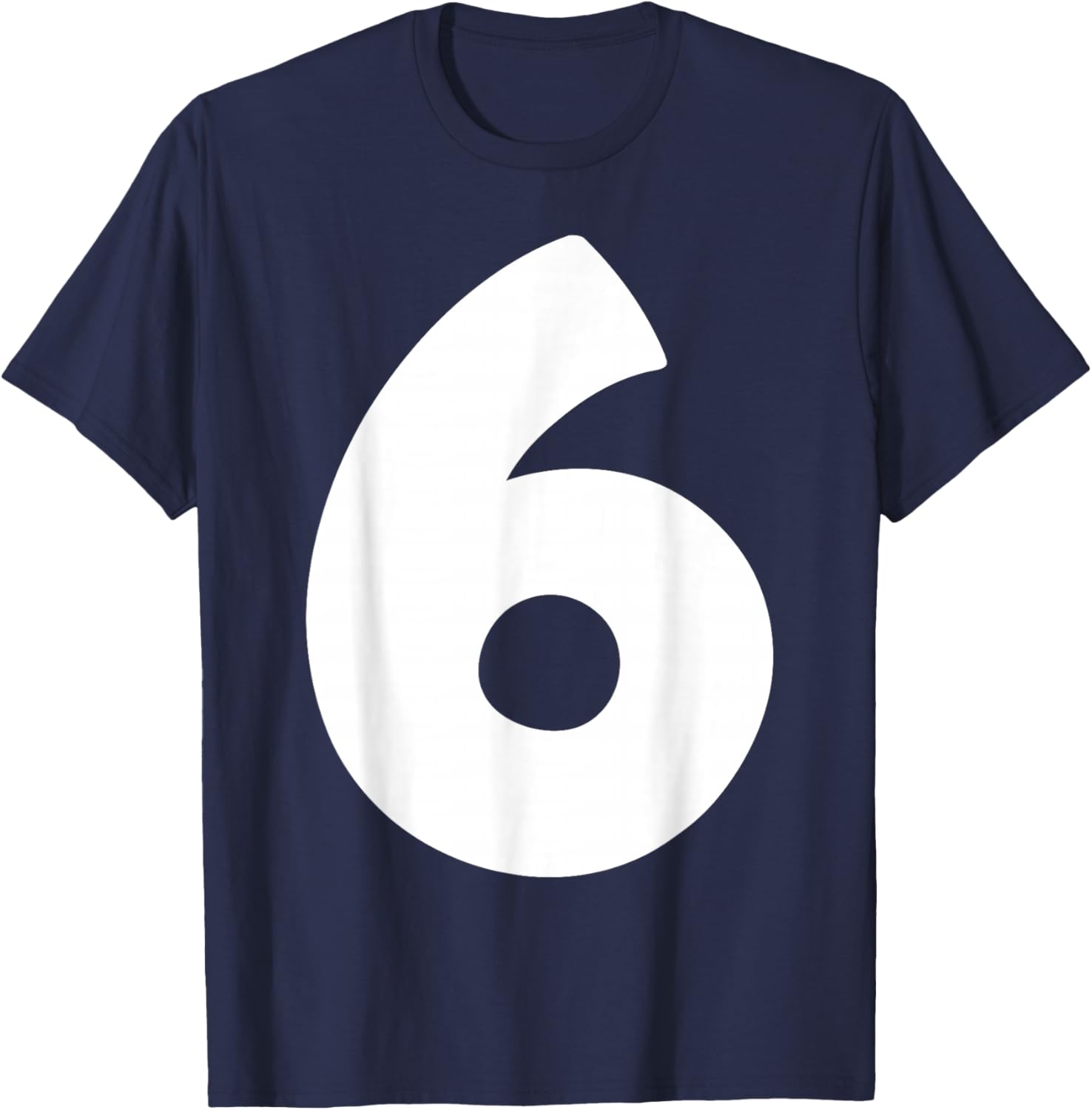 6 Number Six Seven 67 Gen Alpha Slang Funny Meme Matching T-Shirt - T-Shirt | Navy