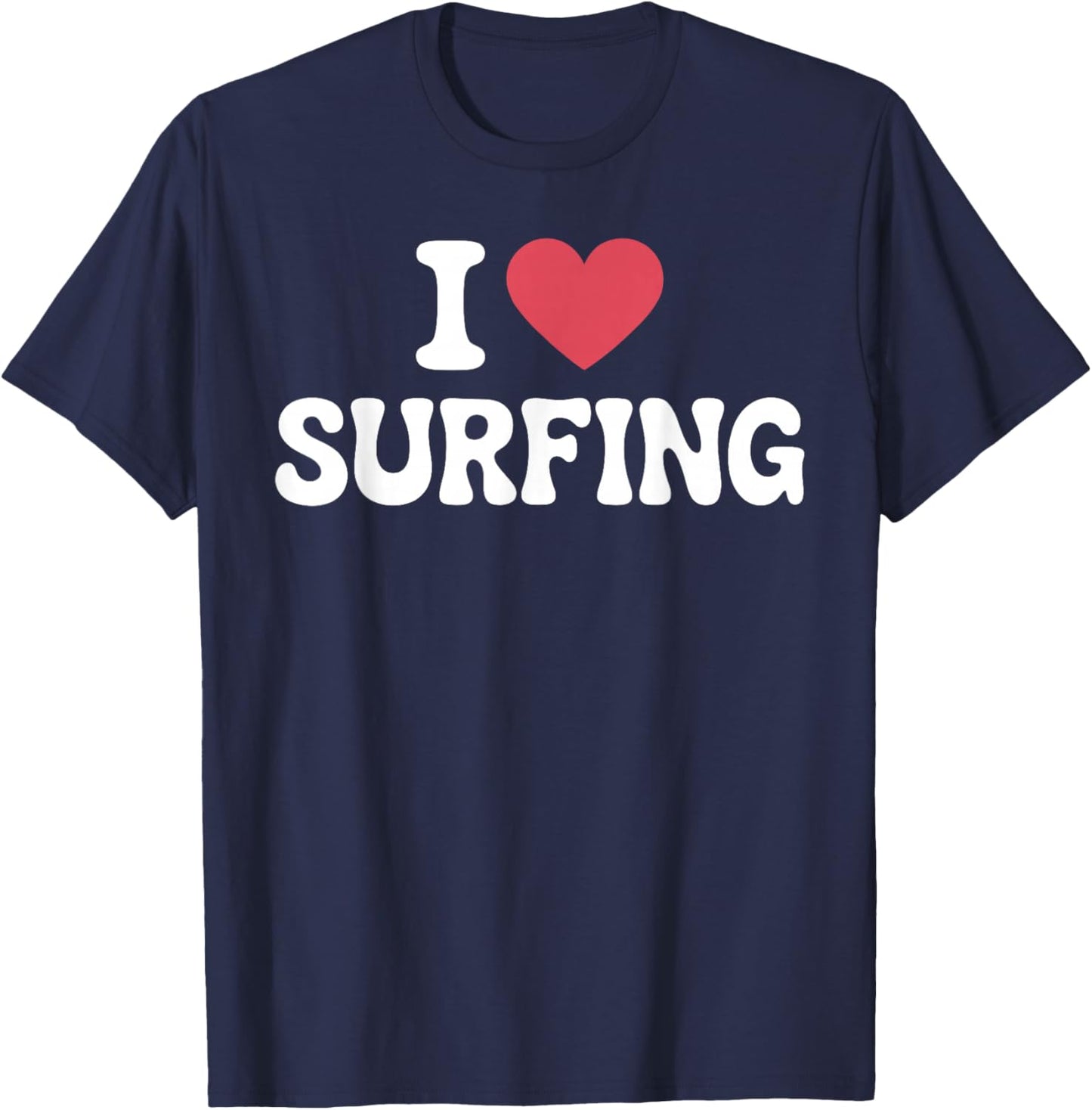 Surfing Art Women Surfer Surfboard Lover Surfing T-Shirt - T-Shirt | Navy