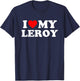 I Love My Leroy T-Shirt - T-Shirt | Navy
