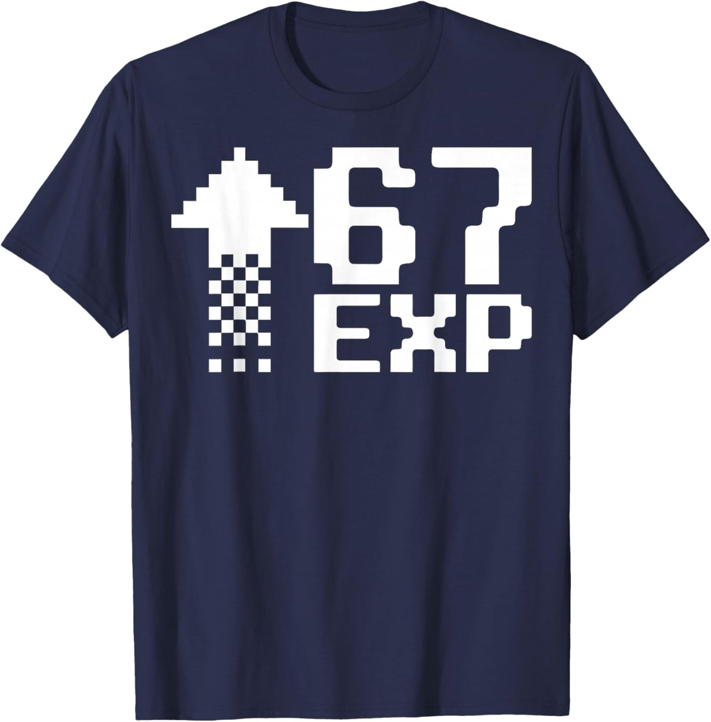 67 Gaming Kids Drip Meme Funny Six Seven Gen Alpha Slang T-Shirt - T-Shirt | Navy