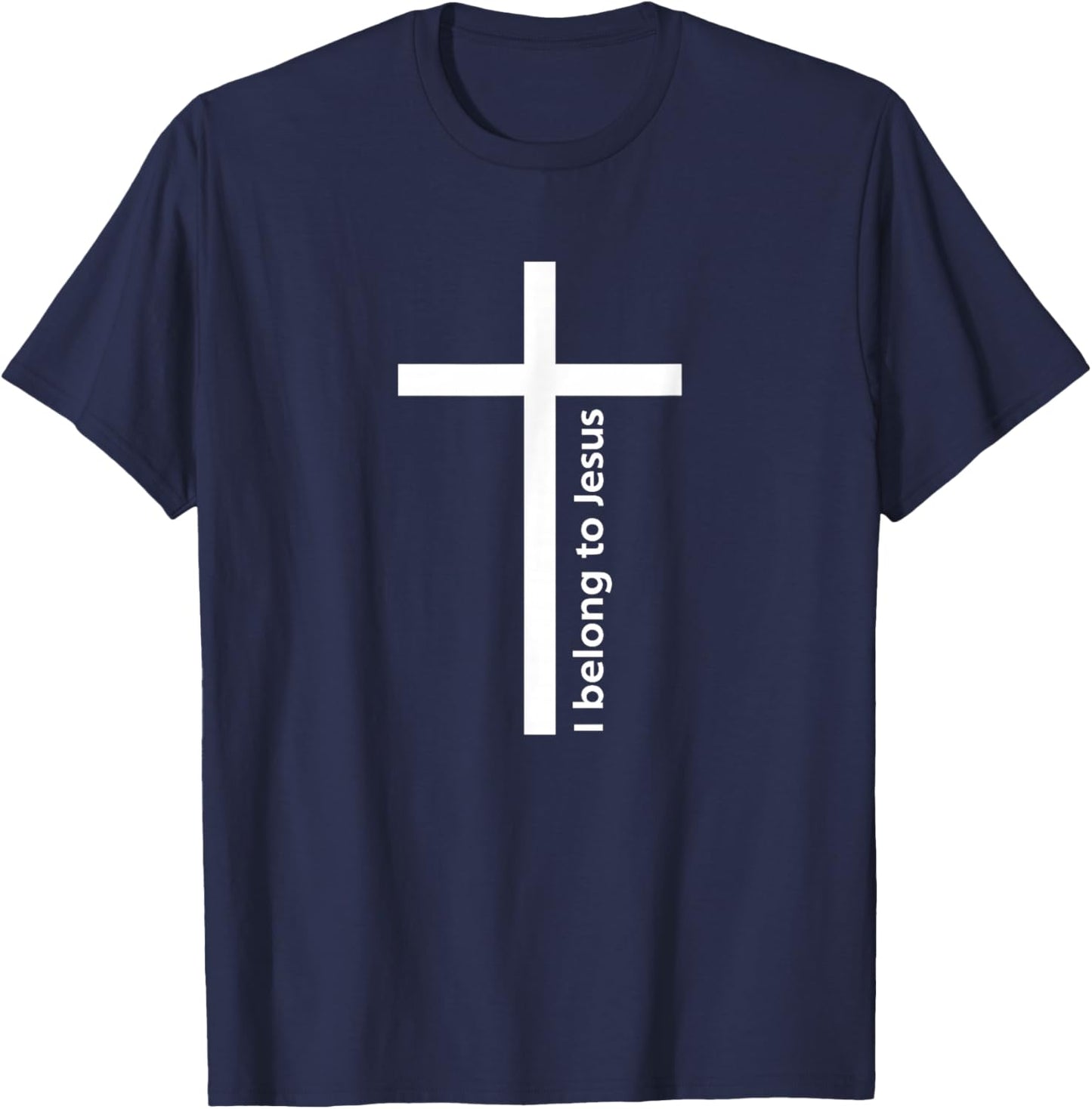 I Belong to Jesus Christian Religious T-Shirt - T-Shirt | Navy