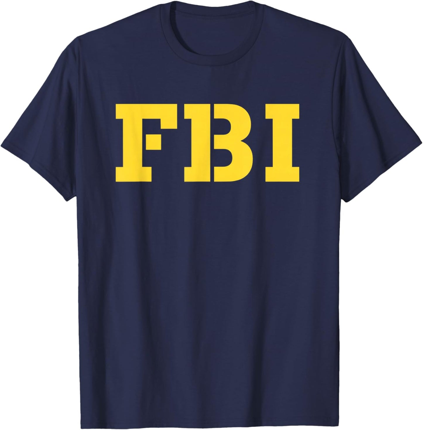 Halloween FBI Costume Idea - Funny DIY Halloween Costume T-Shirt - T-Shirt | Navy