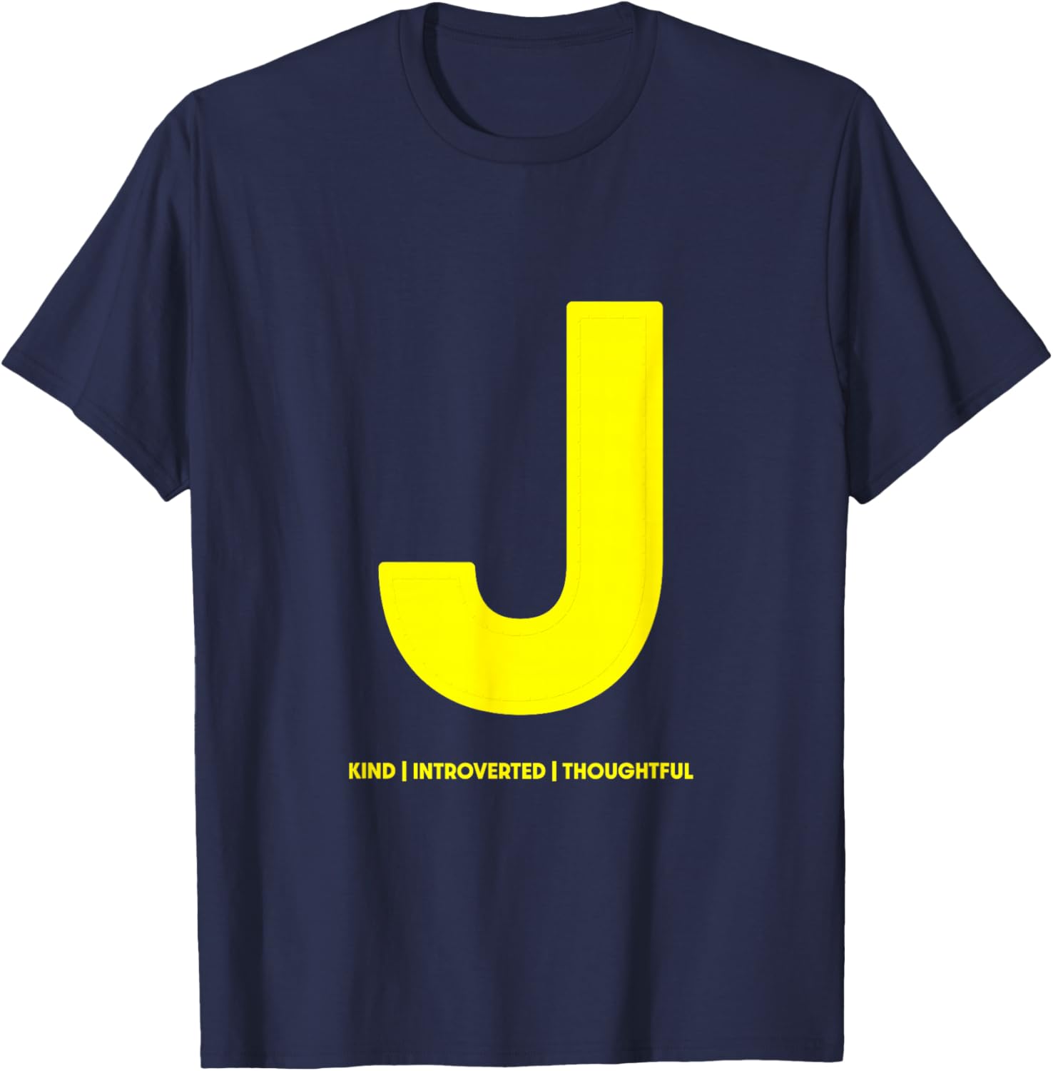 Chipmunks J for Jeanette Letter Print Halloween Costume T-Shirt - T-Shirt | Navy