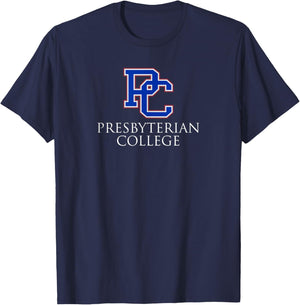 Presbyterian College Blue Hose Primary Logo T-Shirt - T-Shirt | Navy