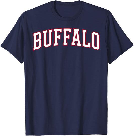 Buffalo Vintage Design Men Women Kids T-Shirt - T-Shirt | Navy