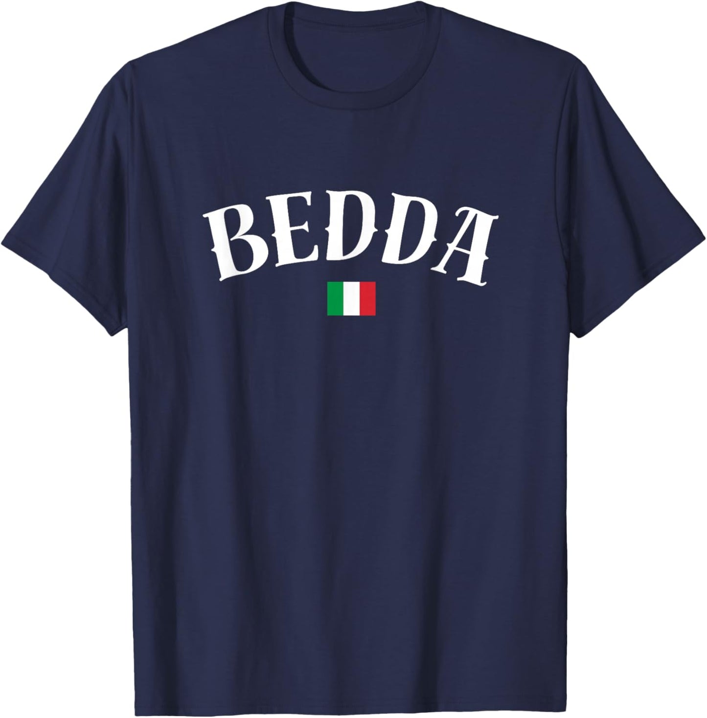 Bedda – Sicilian Beautiful Italian Flag Design T-Shirt - T-Shirt | Navy