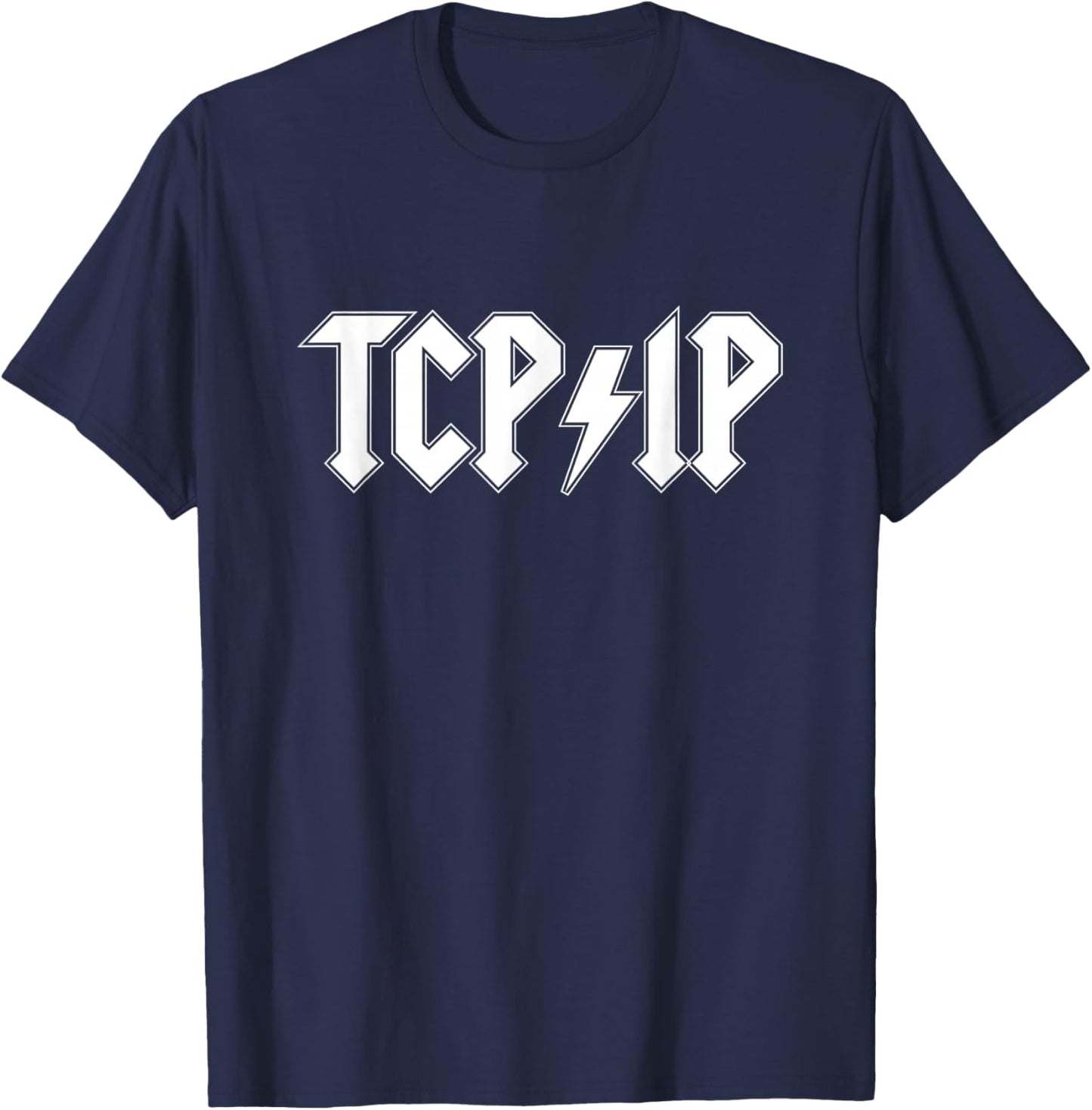 Funny Network Engineer Cybersecurity IT Support TCP IP Coder T-Shirt - T-Shirt | Navy