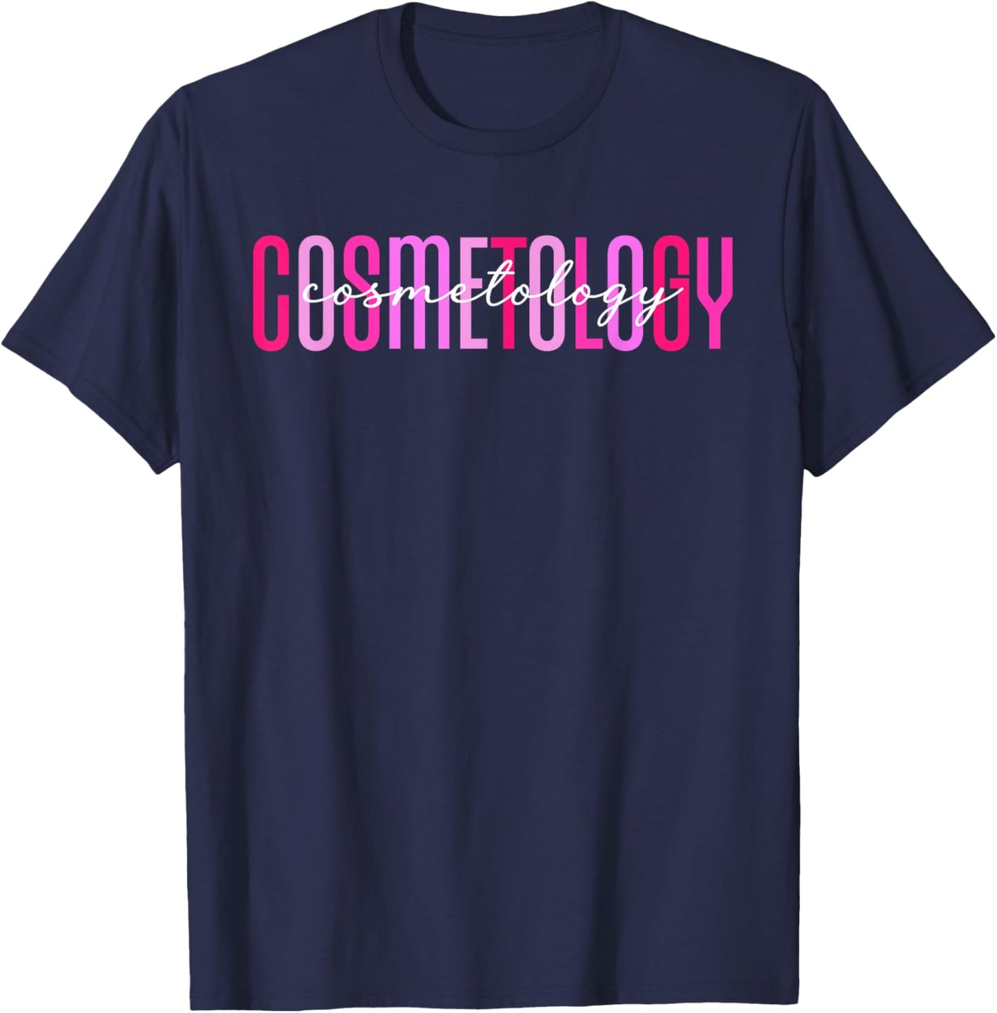 Cosmetology Boho Cosmetologist Appreciation T-Shirt - T-Shirt | Navy