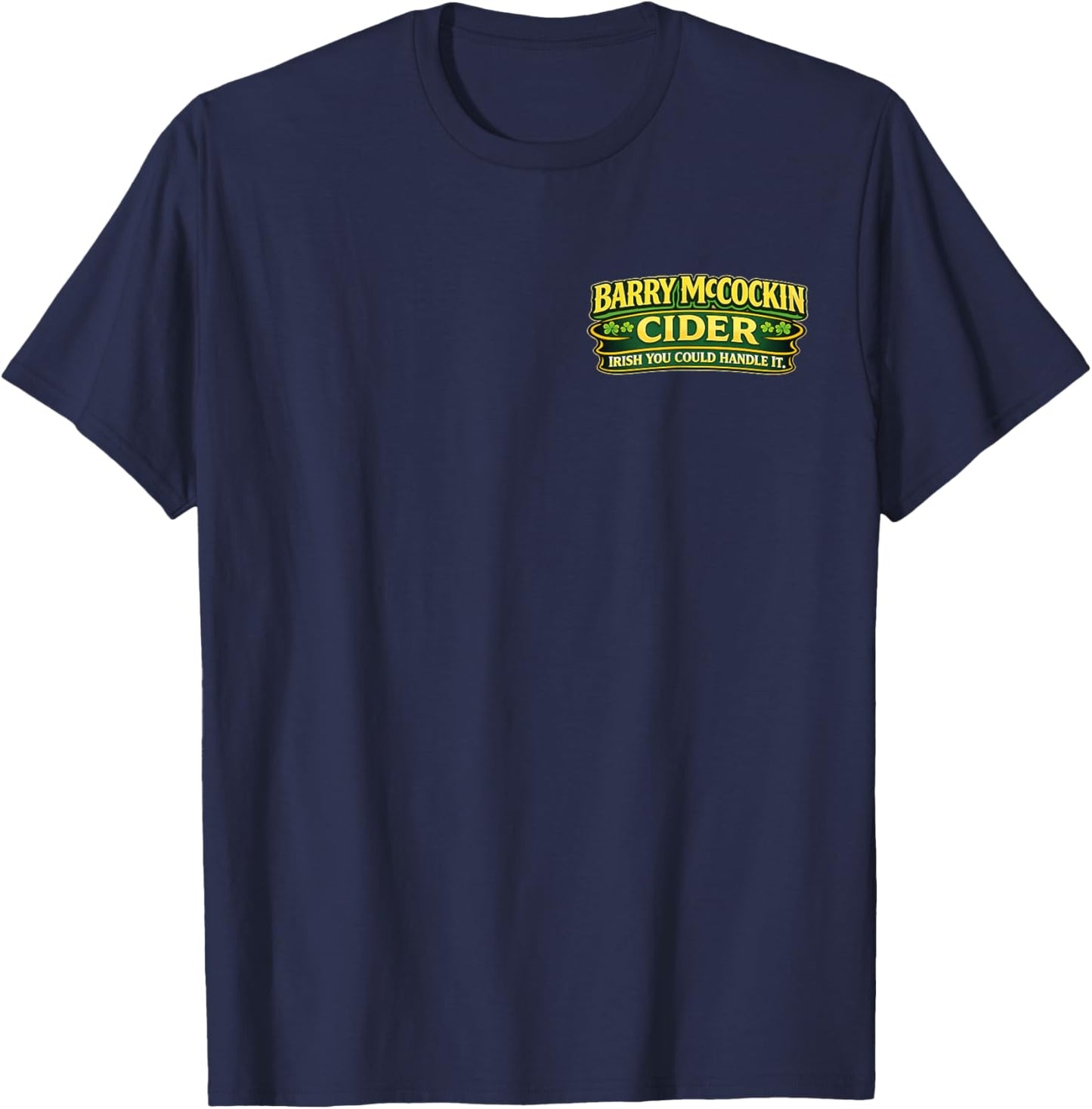 Funny Irish Drinking St. Patrick's Day Pub Crawl Leprechaun T-Shirt - T-Shirt | Navy