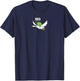 We Ride at Dawn Funny Frog Riding Goose Meme Men Women T-Shirt - T-Shirt | Navy