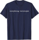 Everything Hallelujah Christian Praise Typography T-Shirt - T-Shirt | Navy