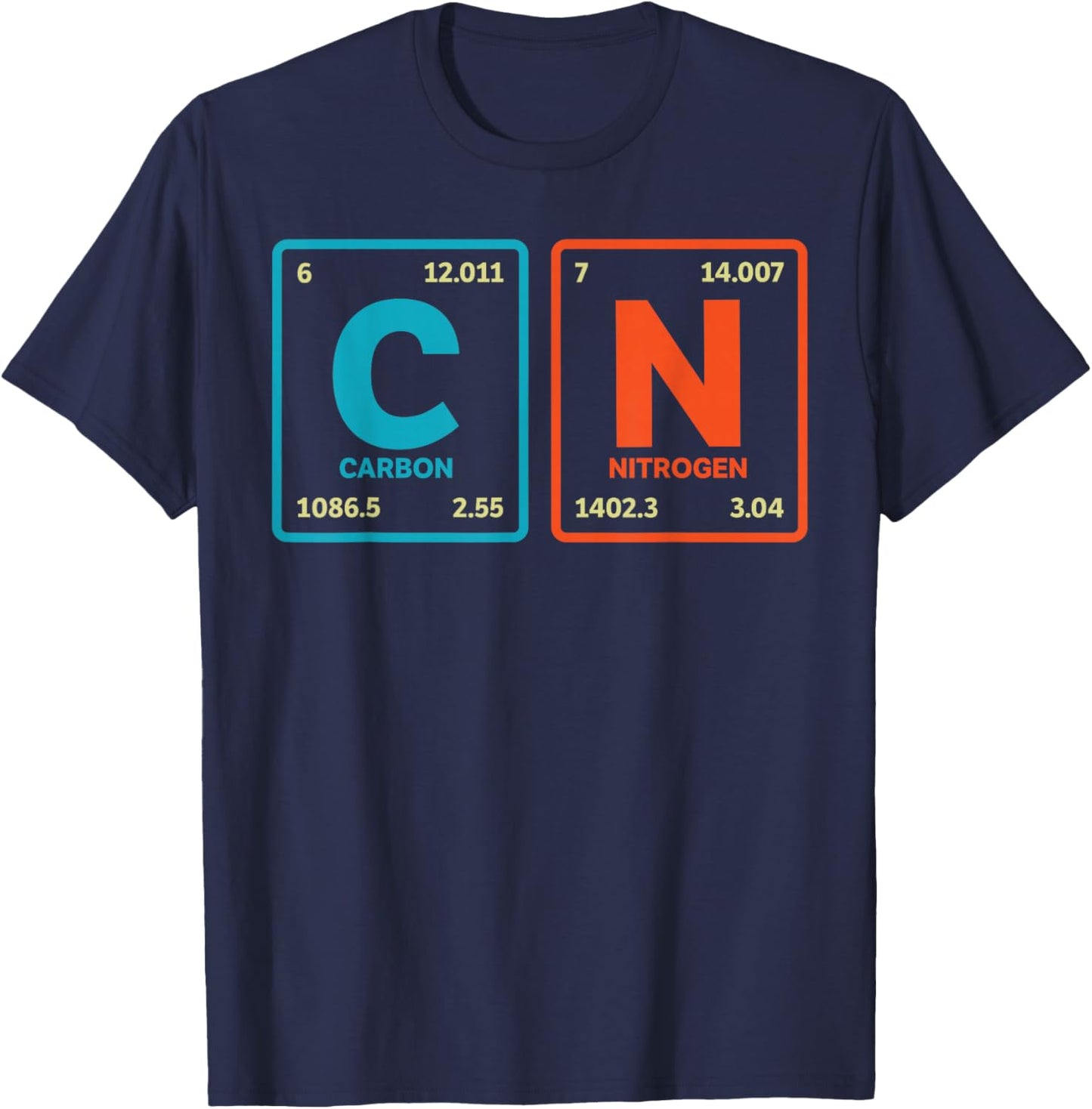 67 Meme Funny Teacher Science Periodic Table Retro Vintage T-Shirt - T-Shirt | Navy