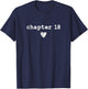 Chapter 18 | Book Lovers Readers & Authors 18th Birthday T-Shirt - T-Shirt | Navy
