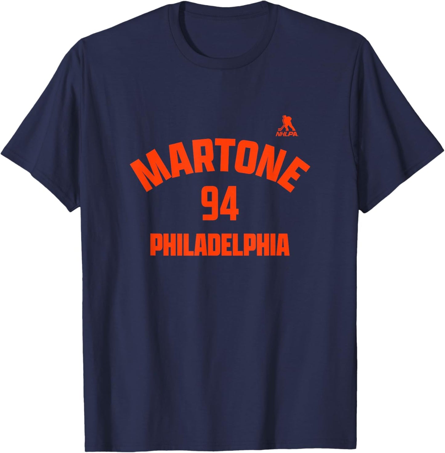 Porter Martone - Name & Number - Philadelphia Hockey T-Shirt - T-Shirt | Navy
