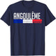 Angoulême France Flag Design French City Pride T-Shirt - T-Shirt | Navy