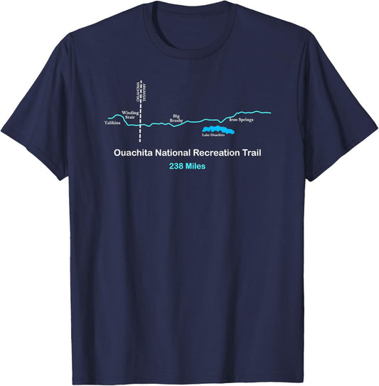 Ouachita National Recreation Trail T-Shirt - T-Shirt | Navy