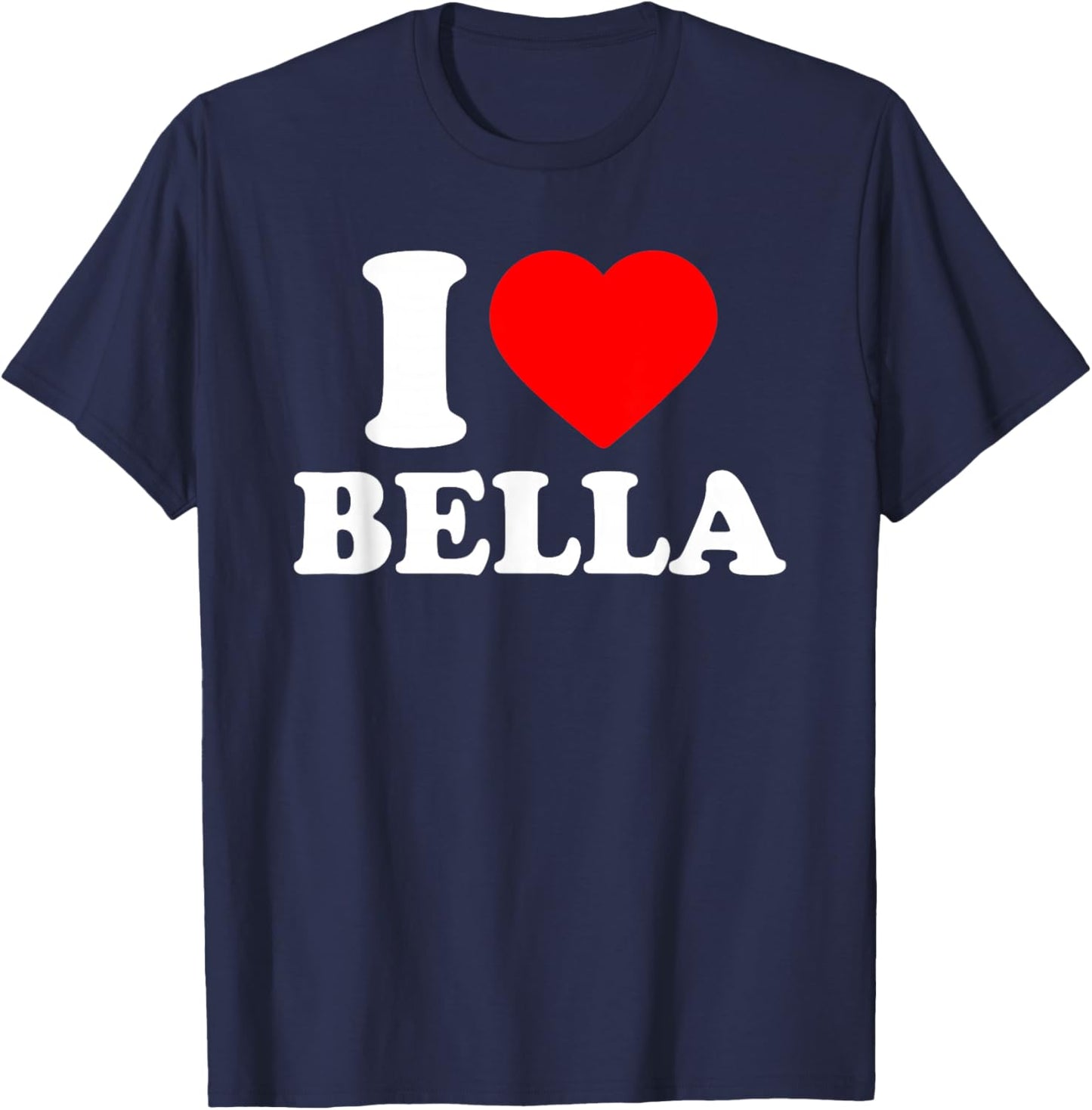 I Love Bella · I Heart Bella T-Shirt - T-Shirt | Navy