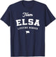 Team Elsa Lifetime Member Funny Name Elsa T-Shirt - T-Shirt | Navy