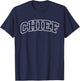 Chief Funny Athletic Lettering Father's Day Grandpa T-Shirt - T-Shirt | Navy
