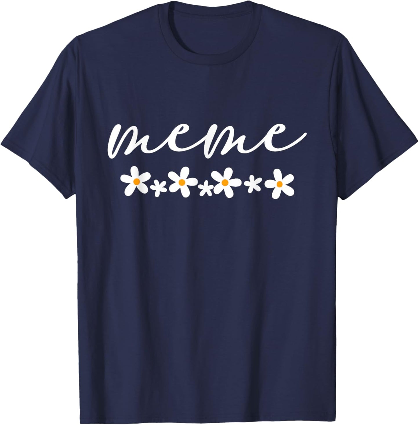Meme Floral Meme Mothers Day T-Shirt - T-Shirt | Navy