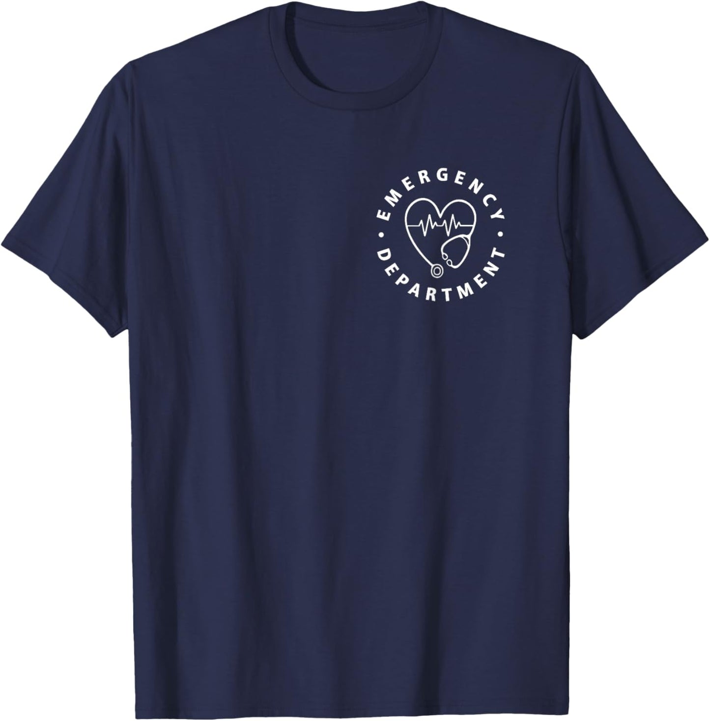 Emergency Department ER Crew Nurse Emergency Room Healthcare T-Shirt - T-Shirt | Navy