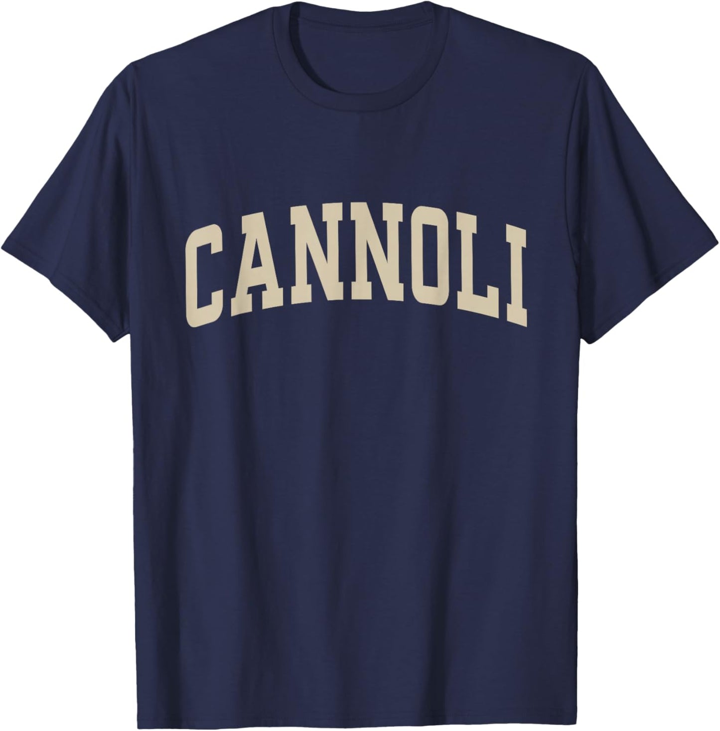Cannoli Funny Italian Dessert Lover T-Shirt - T-Shirt | Navy