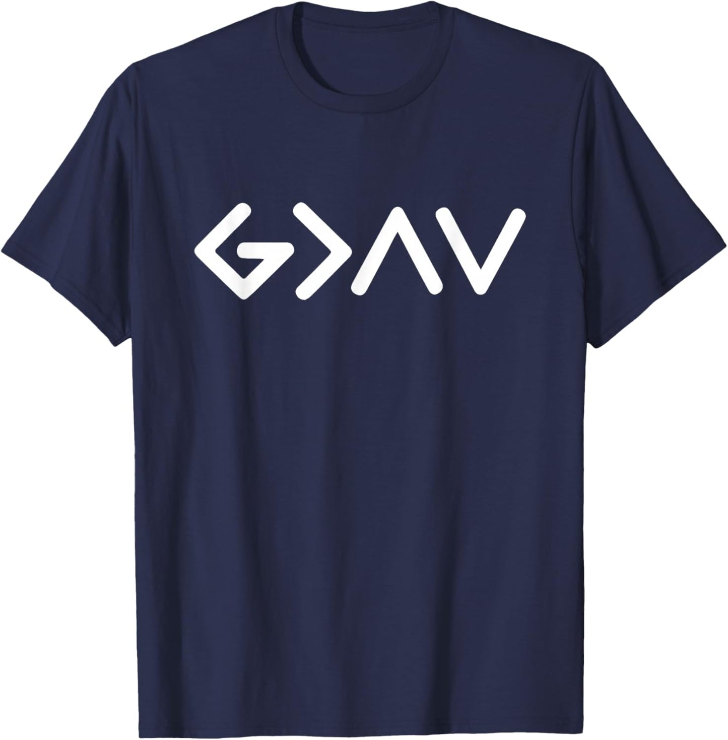 God is Merciful Than Our Highs and Lows Christian Men Women T-Shirt - T-Shirt | Navy