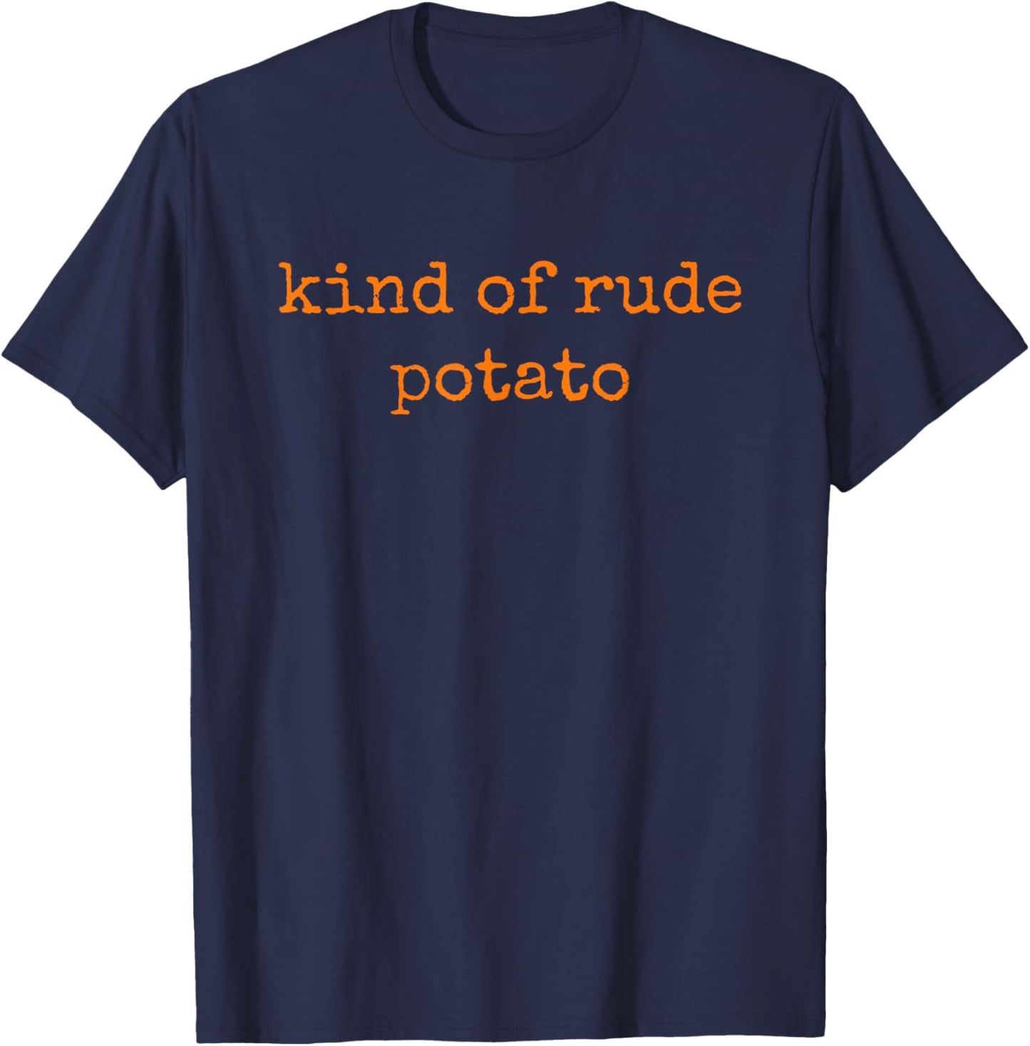 Sweet Potato and Kind of Rude Potato Cute Couples - Pair 2 T-Shirt - T-Shirt | Navy