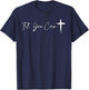 Til You Can't Cross Christian Motivation Women T-Shirt - T-Shirt | Navy