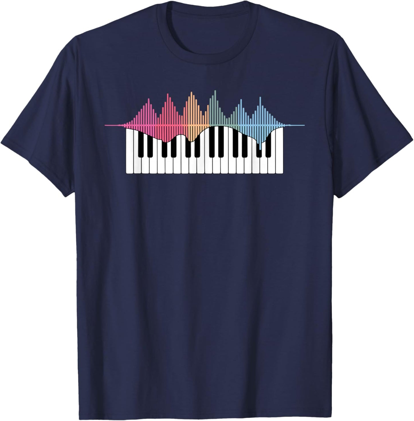 Funny Piano Design Women Kids Pianist Piano Player T-Shirt - T-Shirt | Navy