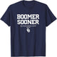 Oklahoma Sooners College Football Playoff Boomer Sooner Text T-Shirt - T-Shirt | Navy