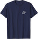 Pizza Slice Minimalist Graphic Favorite Food T-Shirt - T-Shirt | Navy