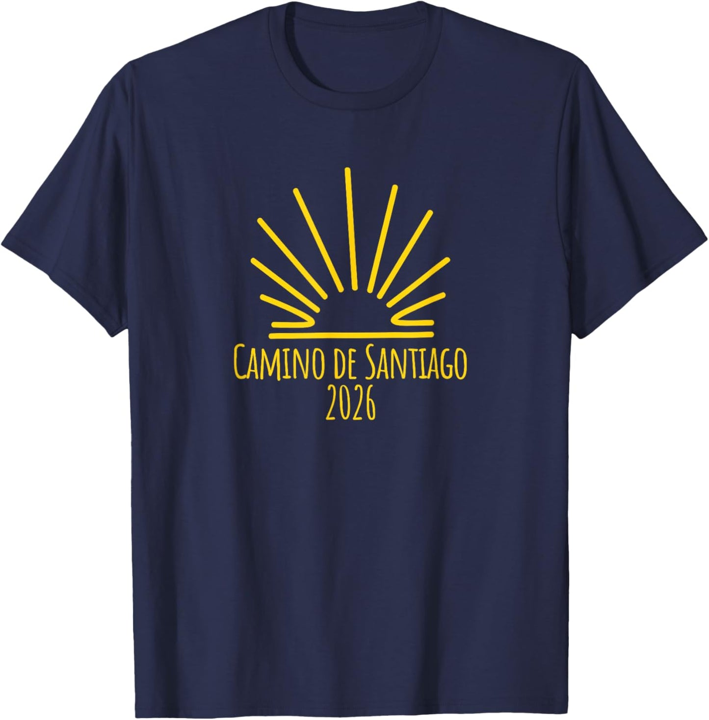 Buen Camino de Santiago 2026 - Tops, Clothing & Accessories T-Shirt - T-Shirt | Navy