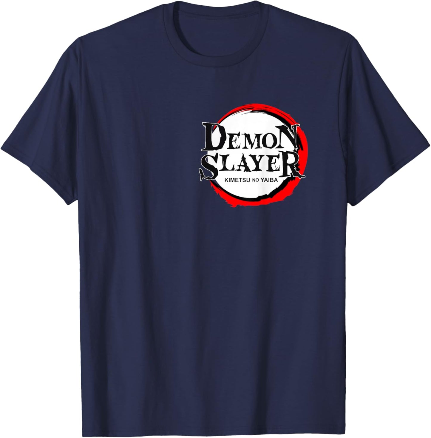 Demon Slayer: Kimetsu no Yaiba Logo Retro Vibe T-Shirt - T-Shirt | Navy