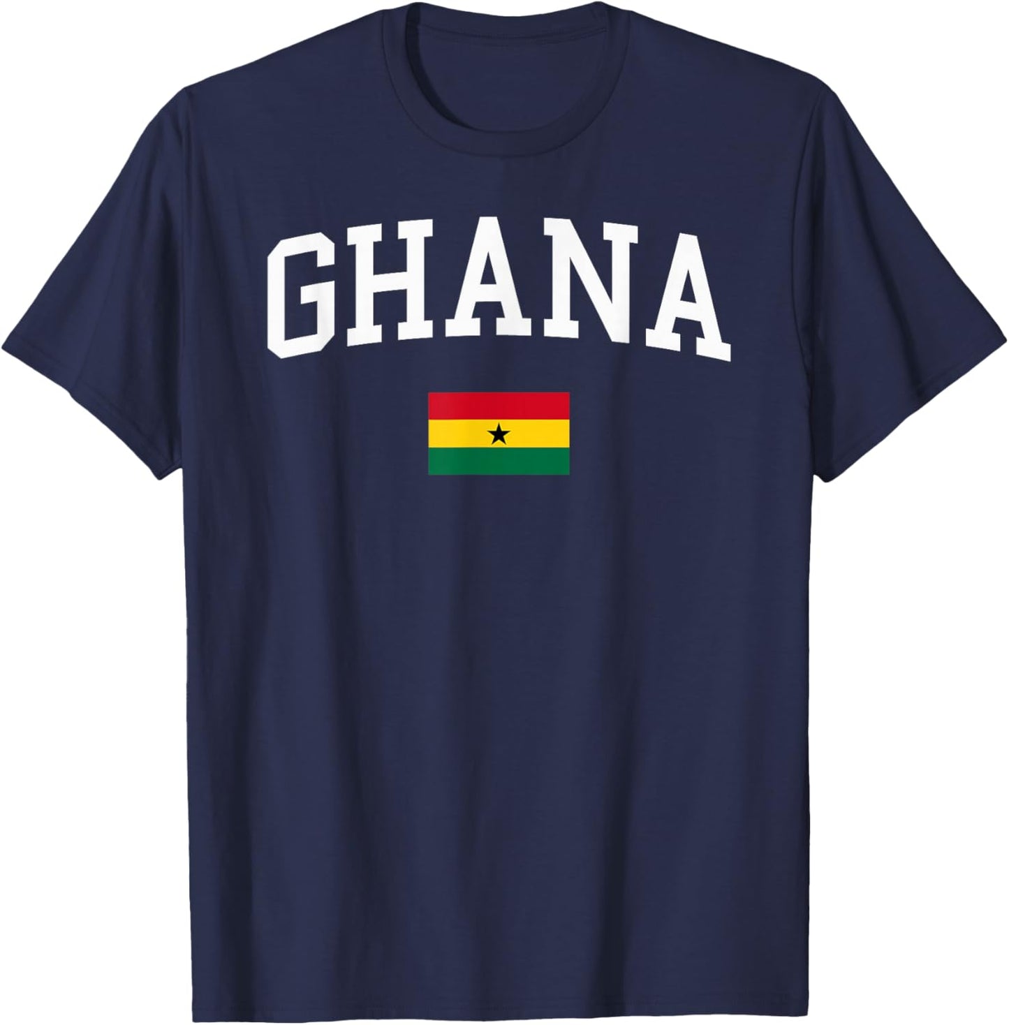 Ghanaian Flag Men Women Kids Ghana T-Shirt - T-Shirt | Navy