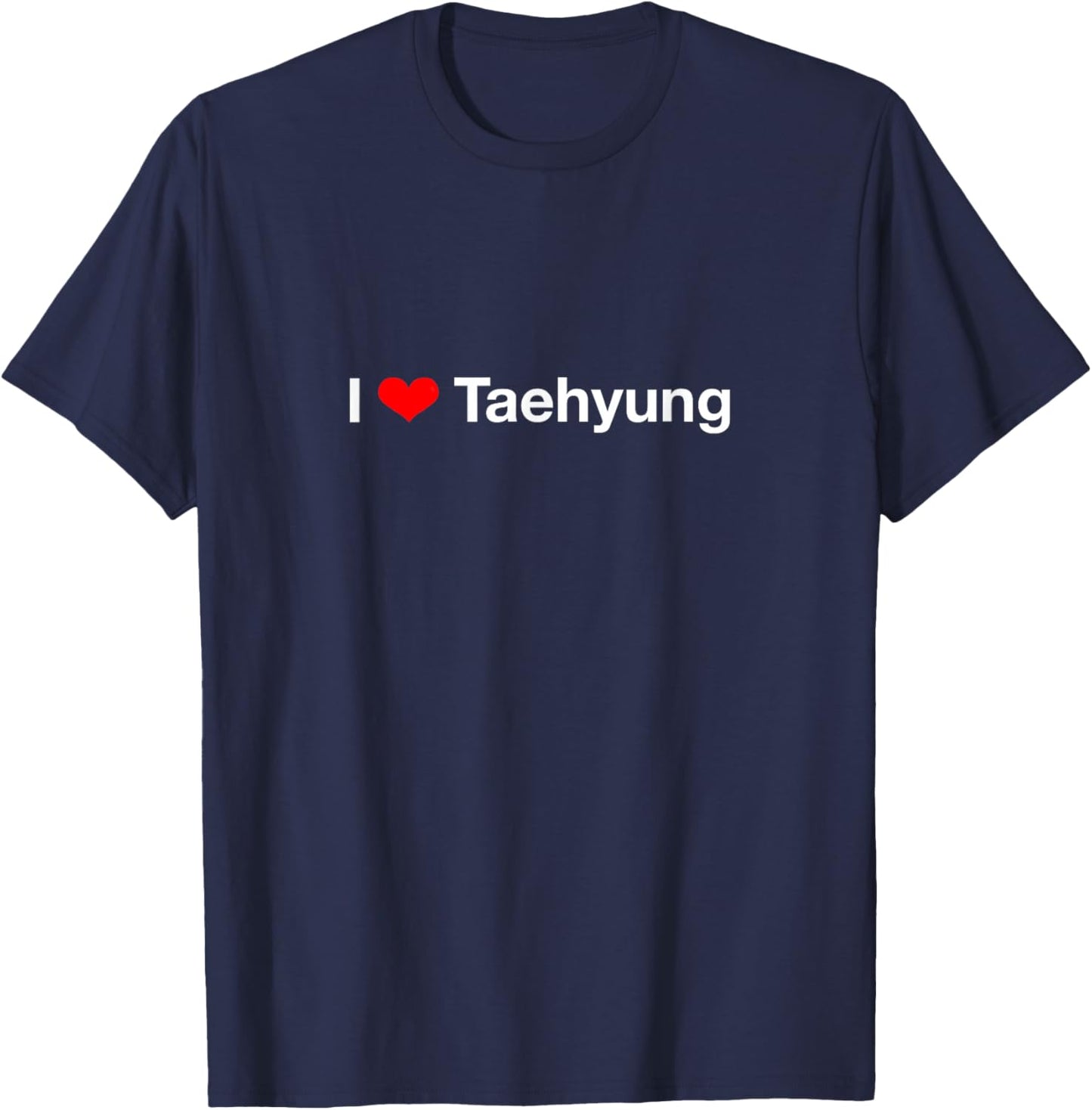I Heart Taehyung T-Shirt - T-Shirt | Navy