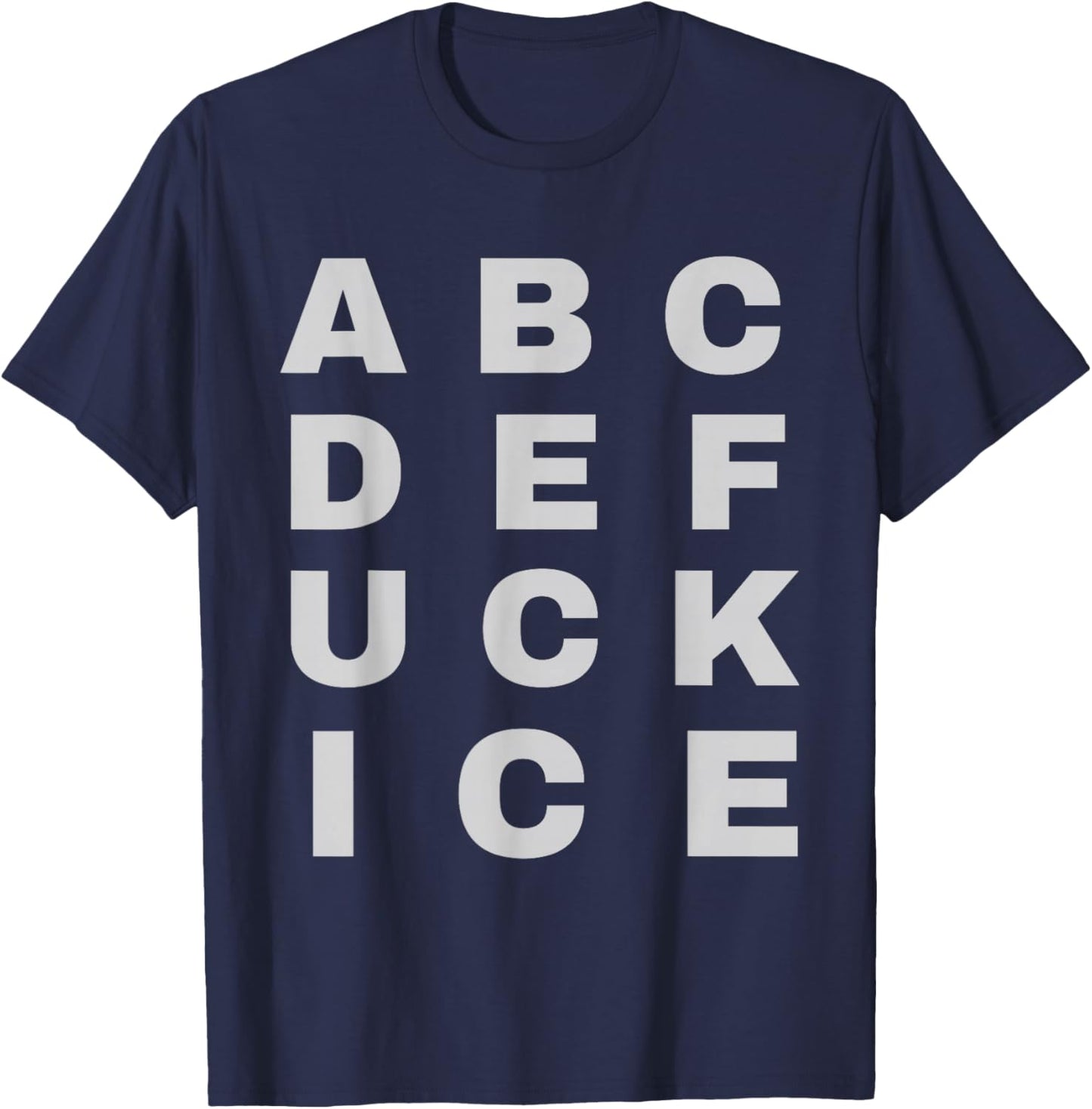 ABCDF Ice T-Shirt - T-Shirt | Navy