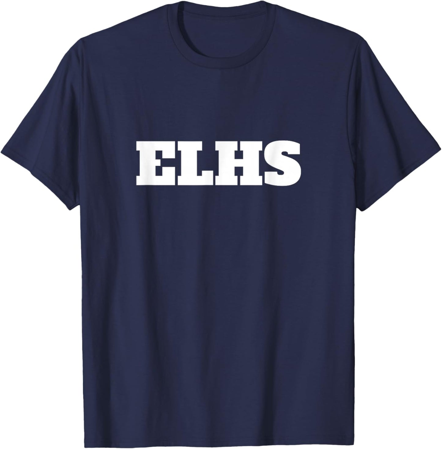 ELHS High School Spirit Pride for Students Alumni Fans T-Shirt - T-Shirt | Navy
