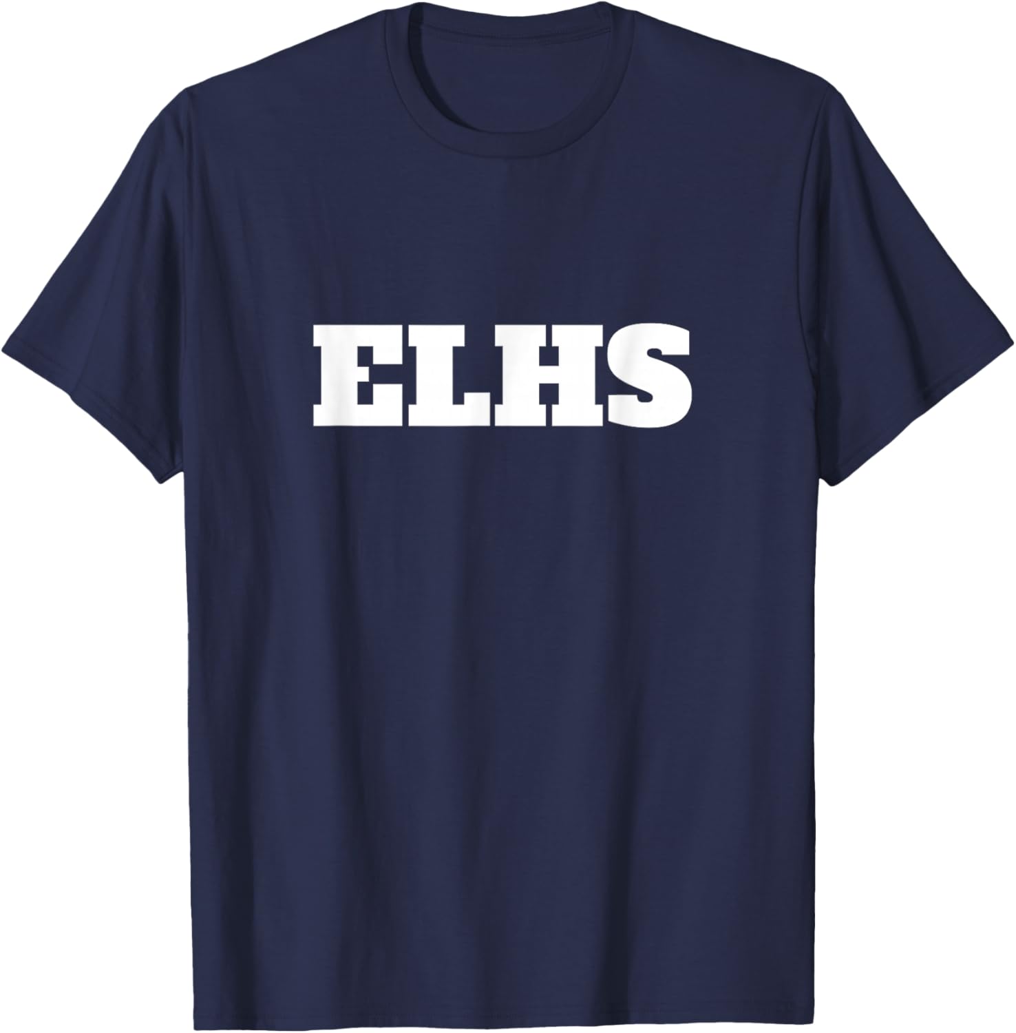 ELHS High School Spirit Pride for Students Alumni Fans T-Shirt - T-Shirt | Navy